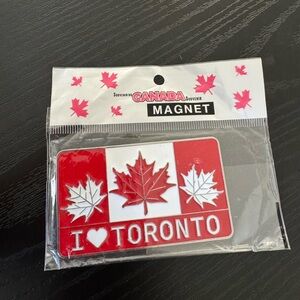 Canada Souvenir Magnet with Maple Leaf Design